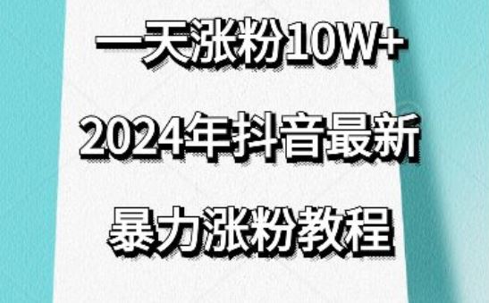 抖音最新暴力涨粉教程，视频去重，一天涨粉10w+，效果太暴力了，刷新你们的认知【揭秘】-宇文网创