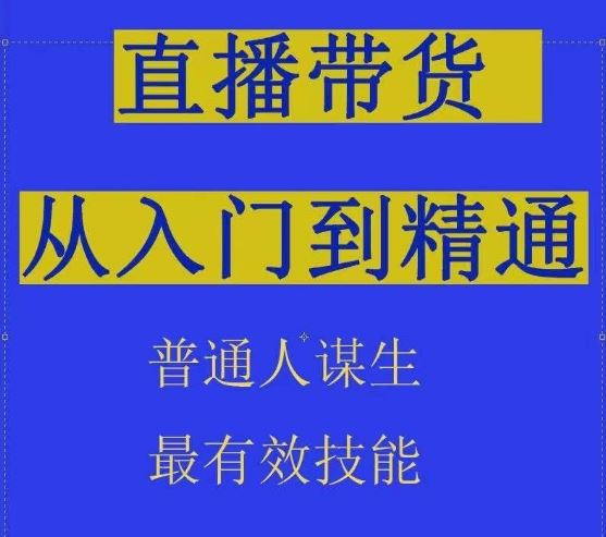 2024抖音直播带货直播间拆解抖运营从入门到精通，普通人谋生最有效技能-宇文网创