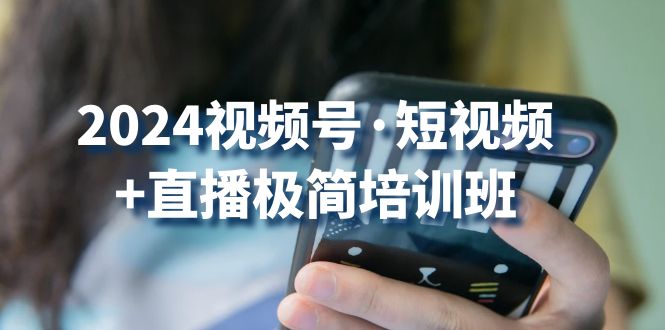 2024视频号短视频+直播极简培训班：抓住视频号风口，流量红利-宇文网创