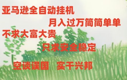 亚马逊全自动浏览挂机，，收益稳定且前景广阔-宇文网创