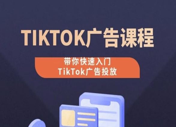 TikTok广告投放课程，从0-1实操课，带你快速入门TikTok广告投放-宇文网创