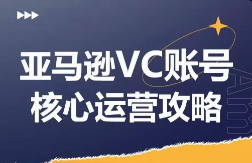 亚马逊VC账号核心玩法解析，实战经验拆解产品模块运营技巧，提升店铺GMV，有效提升运营利润-宇文网创