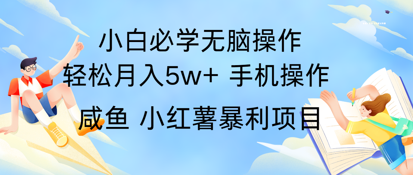 全网首发2024最暴利手机操作项目，简单无脑操作，每单利润最少500+-宇文网创