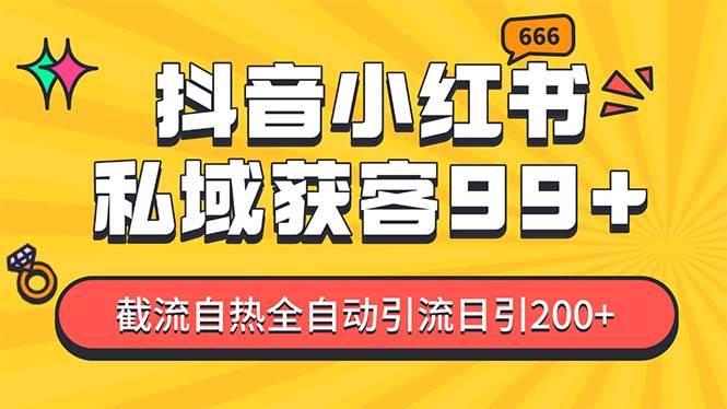 某音，小红书，野路子引流玩法截流自热一体化日引200+精准粉 单日变现3…-宇文网创