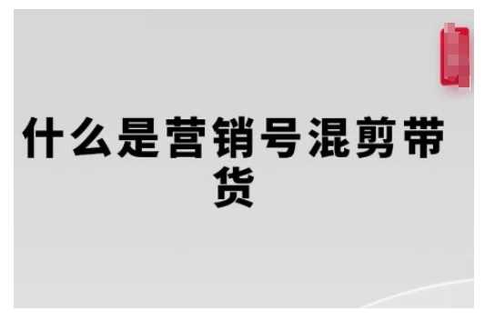 营销号混剪带货，从内容创作到流量变现的全流程，教你用营销号形式做混剪带货-宇文网创