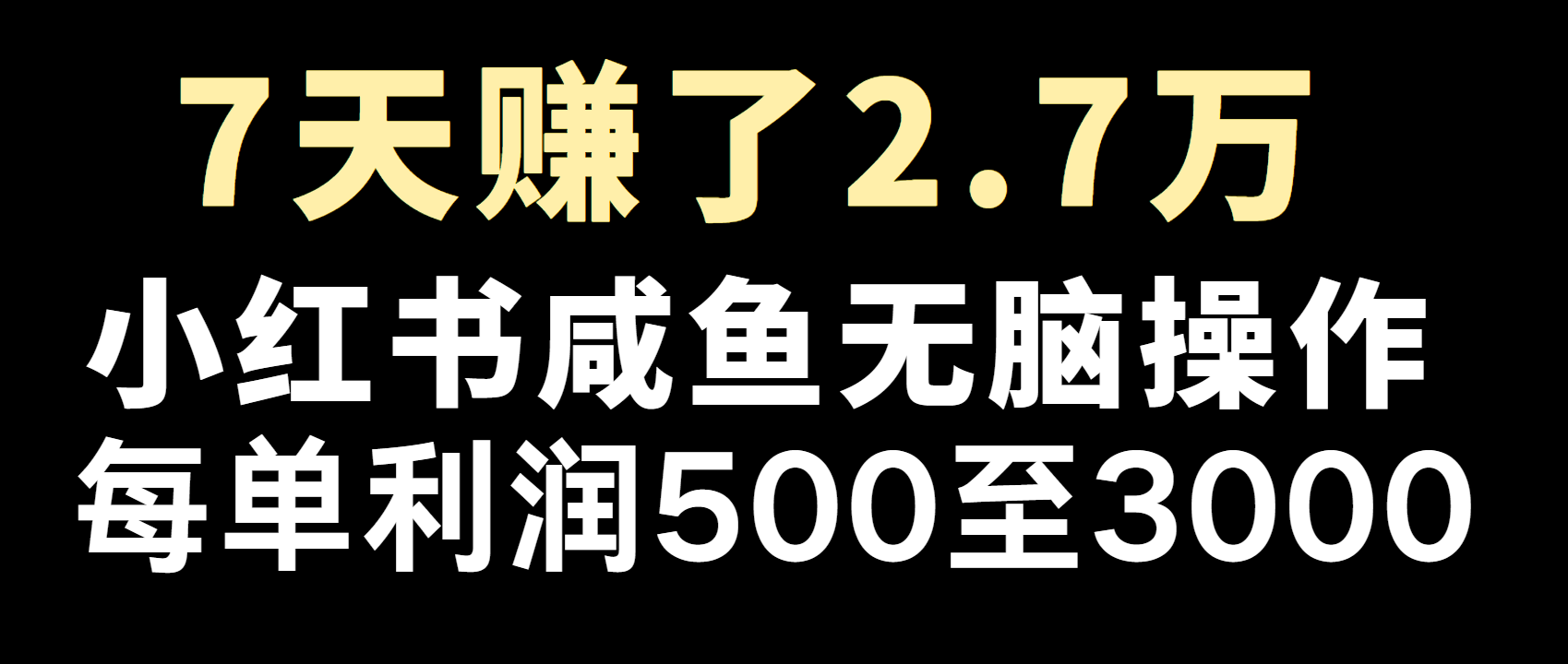 全网首发，7天赚了2.6万，2025利润超级高！-宇文网创