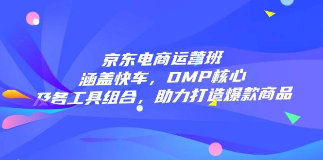 京东电商运营班：涵盖快车，DMP核心及各工具组合，助力打造爆款商品-宇文网创