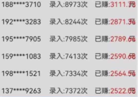 （14499期）字母输入，5秒一单，单日收益轻松300+