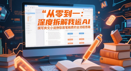 从零到一：深度拆解我运用AI撰写爽文小说挣取首笔稿费的全流程思路-宇文网创