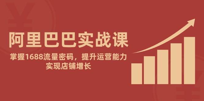 阿里巴巴实战课：掌握1688流量密码，提升运营能力，实现店铺增长-宇文网创