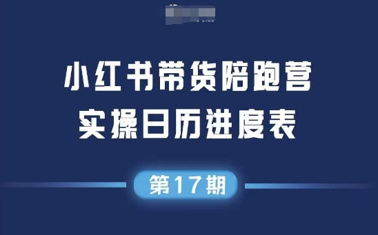 小红书第17期带货陪跑营，不囤货，无不直播，无不投流，通过选品+笔记内容+测品+笔记铺量+矩阵运营打爆款-宇文网创