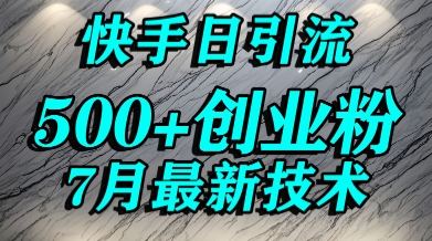 创业粉怎么打？快手精准引流创业粉，宝妈群体日进500+精准流量-宇文网创