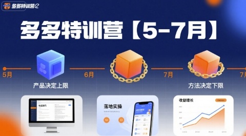 多多特训营【5-7月】产品决定上限，方法决定下限，各种玩法技巧落地实操-宇文网创