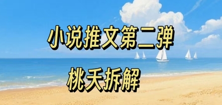 小说推文项目操作全流程第二弹，0粉就能做，门槛低非常适合新手-宇文网创