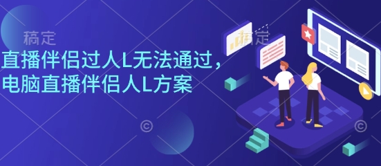 直播伴侣过人L无法通过，电脑直播伴侣人L方案，自测-宇文网创