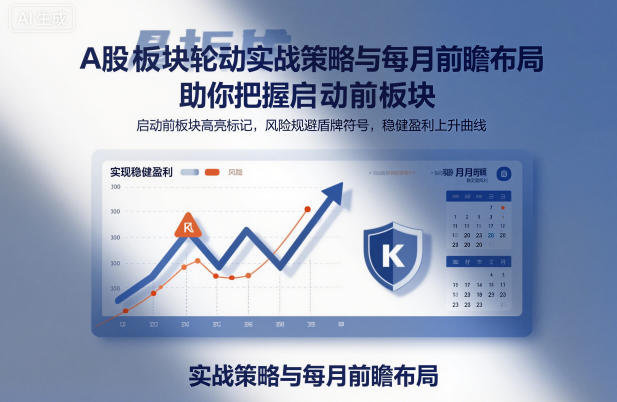A股板块轮动实战策略与每月前瞻布局，助你把握启动前板块，规避风险，实现稳健盈利-宇文网创