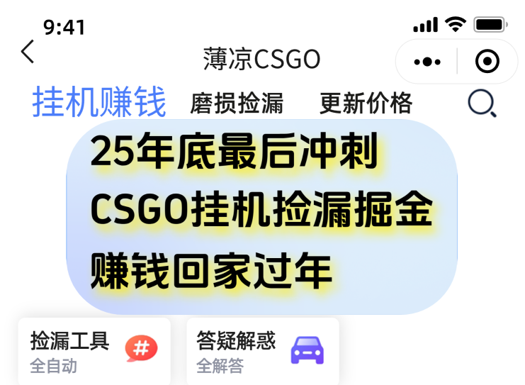 用CSGO游戏挂机捡漏掘金赚钱掘金，一部手机轻松日入500+-宇文网创