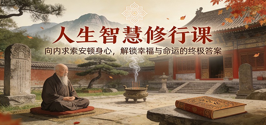 人生智慧修行课：向内求索安顿身心，解锁幸福与命运的终极答案-宇文网创