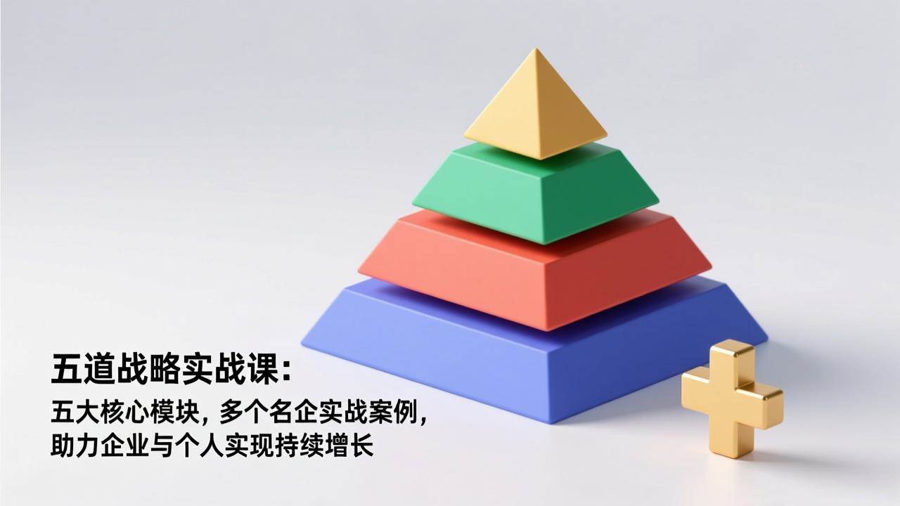 五道战略实战课：五大核心模块，多个名企实战案例，助力企业与个人实现持续增长-宇文网创