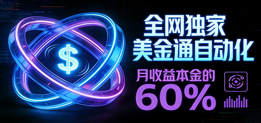 保本+躺赚60% | 美金合约，全网独一份的稳赚选择-宇文网创