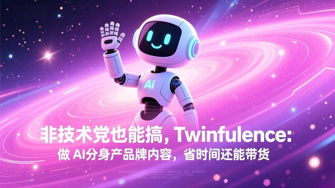 （17381期）非技术党也能搞!Twinfluence:做 AI 分身产品牌内容,省时间还能带货-宇文网创