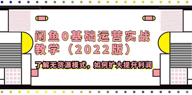 闲鱼0基础运营实战教学（2022版）了解无货源模式，如何扩大提升利润-宇文网创