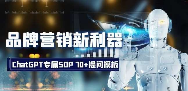 品牌营销新利器：ChatGPT专属SOP，70+提问模板【文档】-宇文网创