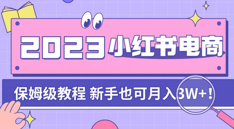 阿本小红书电商陪跑营4.0，带大家从0到1把小红书做起来-宇文网创