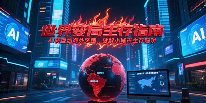 （15220期）付费文章《世界变局生存指南，AI转型加海外突围，破解小城市生存陷阱》-宇文网创