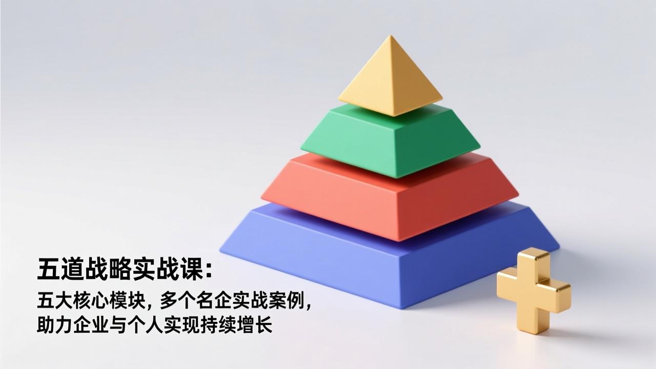 （17095期）五道战略实战课：五大核心模块，多个名企实战案例，助力企业与个人实现持续增长-宇文网创