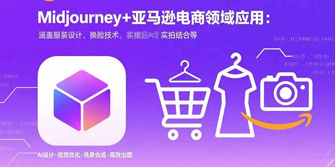 (15777期)Midjourney+电商领域商业应用:涵盖服装设计、换脸技术、实拍结合等-宇文网创