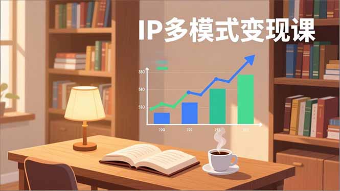 （17014期）IP多模式变现课，广告分成、种草激励、Live图带货，开拓多元收入，副业稳定月入过万-宇文网创