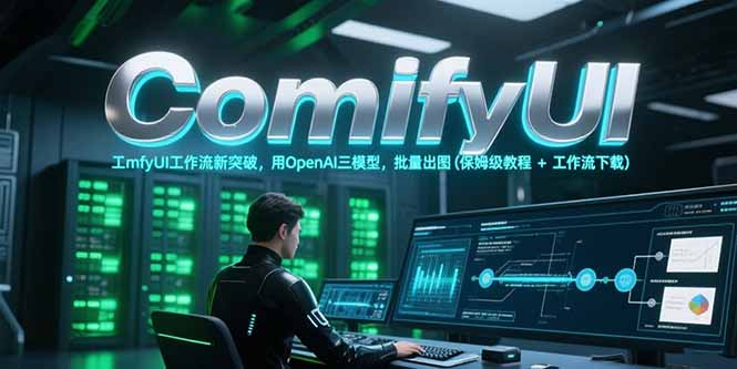 （15191期）ComfyUI工作流新突破，用OpenAI三模型，批量出图(保姆级教程+工作流下载)-宇文网创