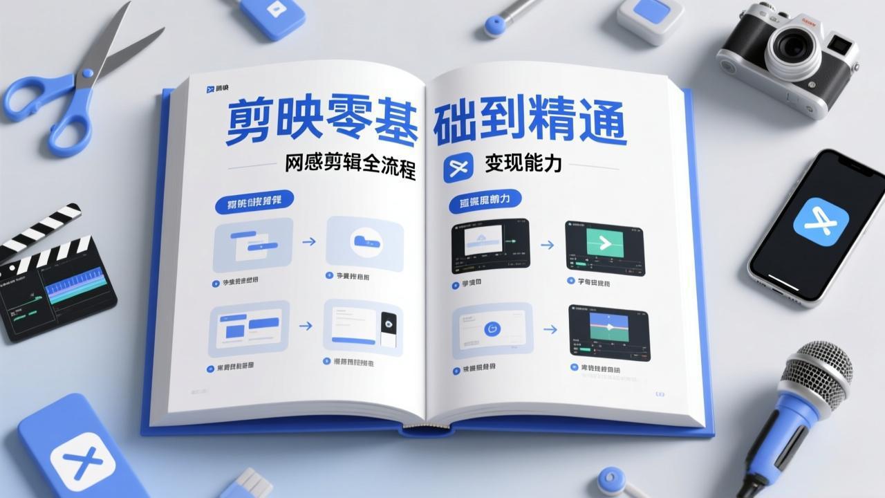 (17473期)剪映零基础也能快速上手,从入门到精通掌握网感剪辑全流程,掌握能直接变现的剪辑能力-宇文网创