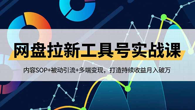 （16687期）网盘拉新工具号实战课，内容SOP+被动引流+多端变现，打造持续收益月入破万-宇文网创