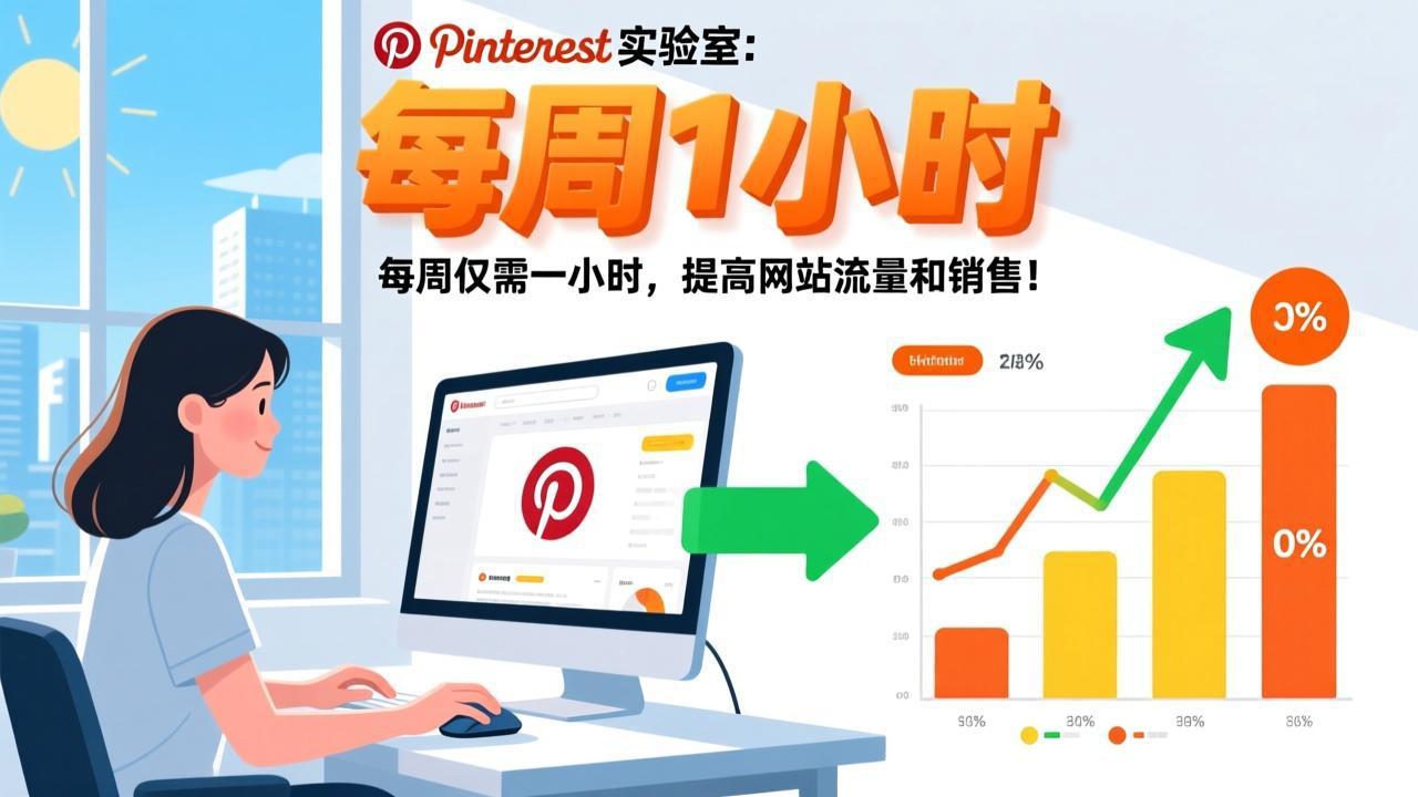 （17505期）Pinterest实验室：每周仅需一小时，提高网站流量和销售！-宇文网创
