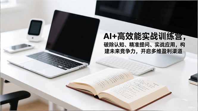 （16635期）AI+高效能实战训练营，破除认知、精准提问、实战应用，构建未来竞争力，开启多维盈利渠道-宇文网创