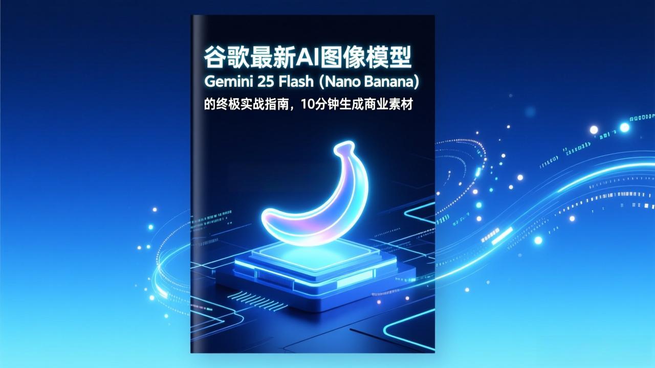 （17111期）谷歌最新AI图像模型Gemini 2.5 Flash（Nano Banana）的终极实战指南，10分钟生成商业素材-宇文网创