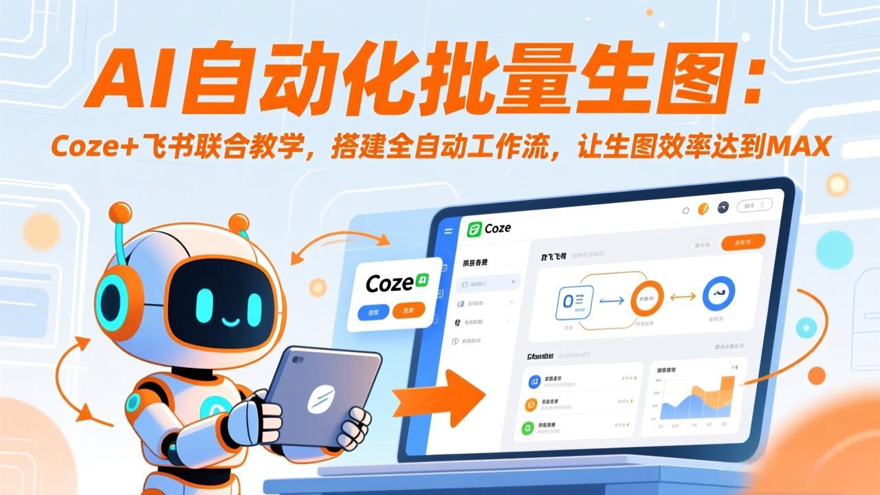 （17575期）AI自动化批量生图：Coze+飞书联合教学，搭建全自动工作流，让生图效率达到MAX-宇文网创