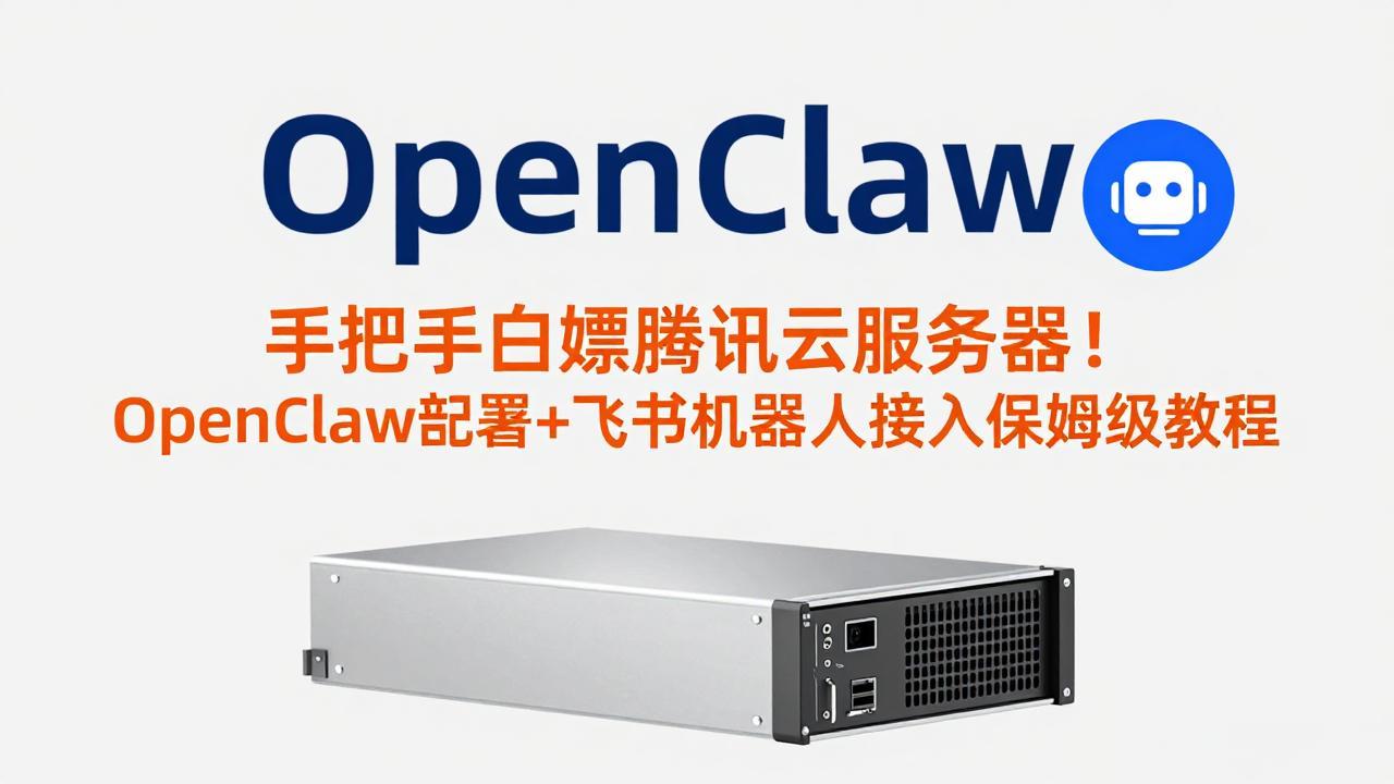 （17556期）手把手白嫖腾讯云服务器！OpenClaw部署+飞书机器人接入保姆级教程-宇文网创