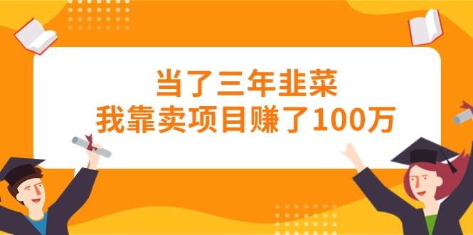 （10725期）当了三年韭菜我靠卖项目赚了100万-宇文网创