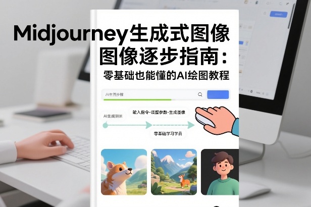 Midjourney生成式图像逐步指南：零基础也能懂的AI绘图教程-宇文网创