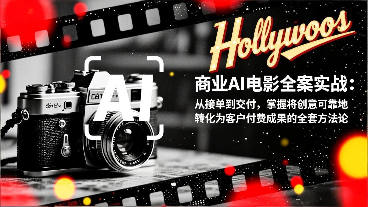 （17092期）商业AI电影全案实战：从接单到交付，掌握将创意可靠地转化为客户付费成果的全套方法论-宇文网创