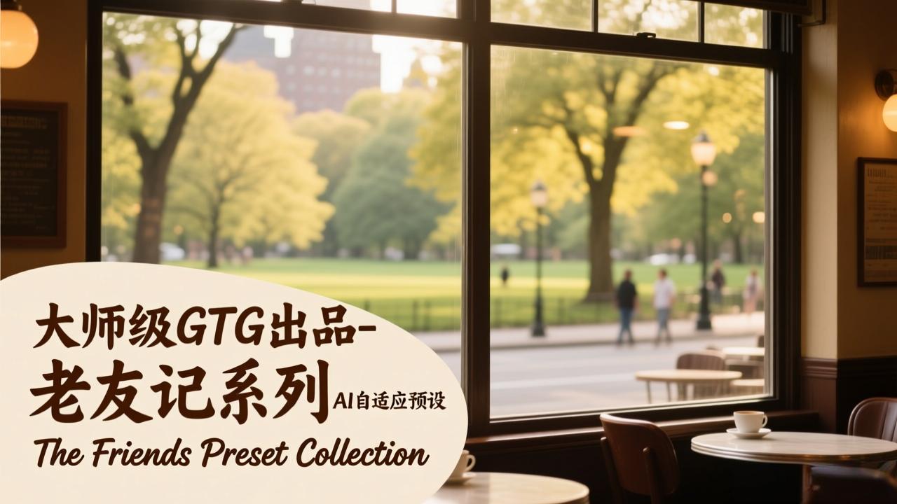 （17403期）大师级GTG出品-老友记系列AI自适应预设The Friends Preset Collection-宇文网创