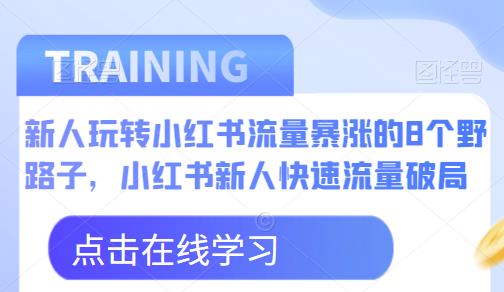 新人玩转小红书流量暴涨的8个野路子,小红书新人快速流量破局-宇文网创