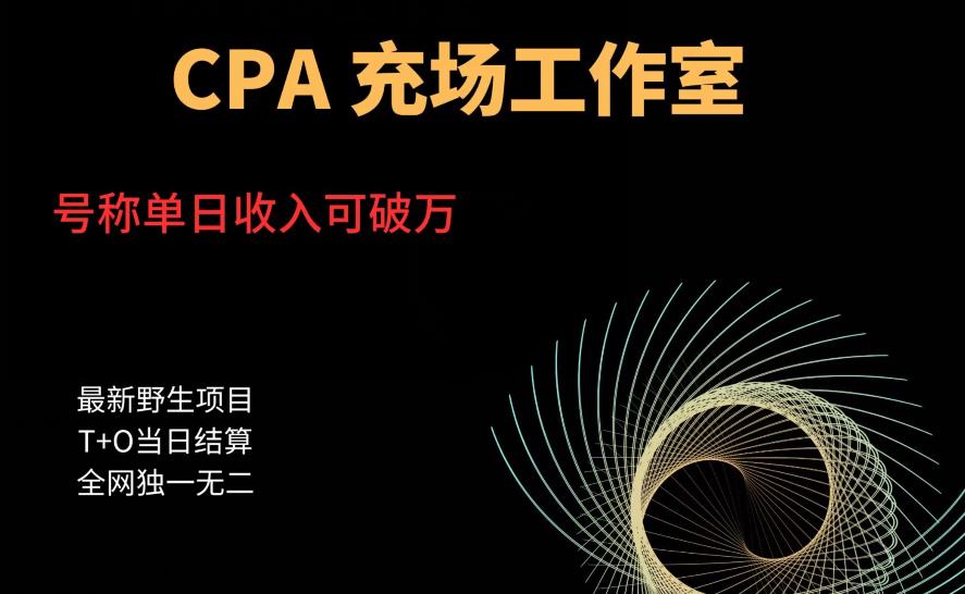 cpa充场工作室,号称单日收入10000+(揭秘)-宇文网创