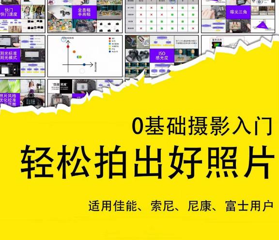 0基础摄影入门，轻松拍出好照片（适用佳能、索尼、尼康、富士用户）-宇文网创