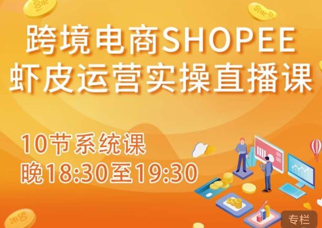 跨境电商Shopee虾皮运营实操直播课，从零开始学，入门到精通（10节系统课）-宇文网创