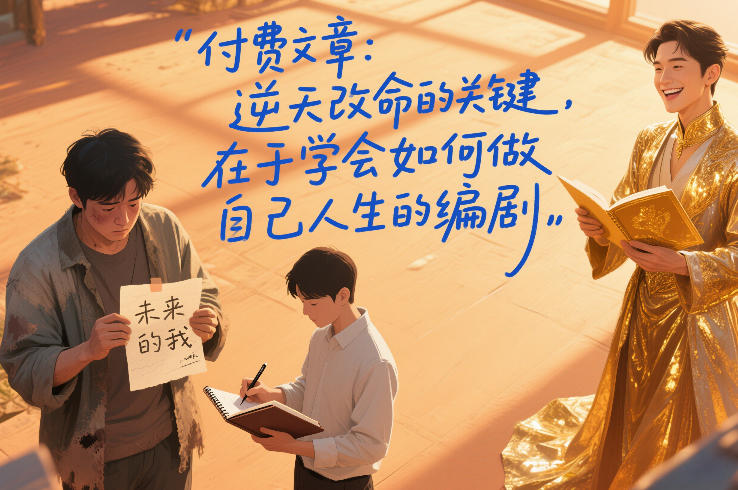 付费文章：逆天改命的关键，在于学会如何做自己人生的编剧-宇文网创