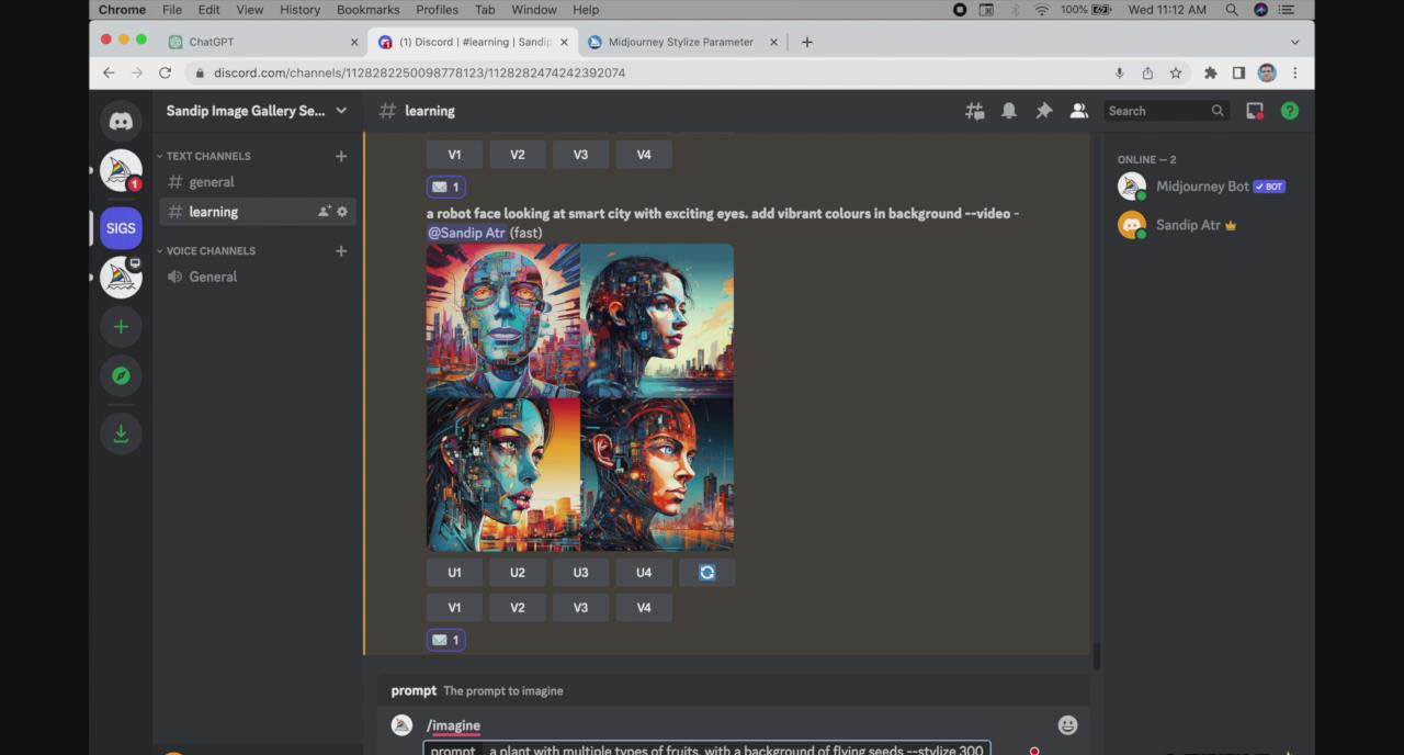 图片[4]-ChatGPT4 和 MidJourney AI 绘画聊天革命性指南教程-33节视频课-中英字幕-宇文网创